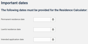 Residence Calculator