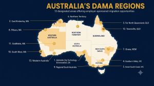 Australia Dama Regions